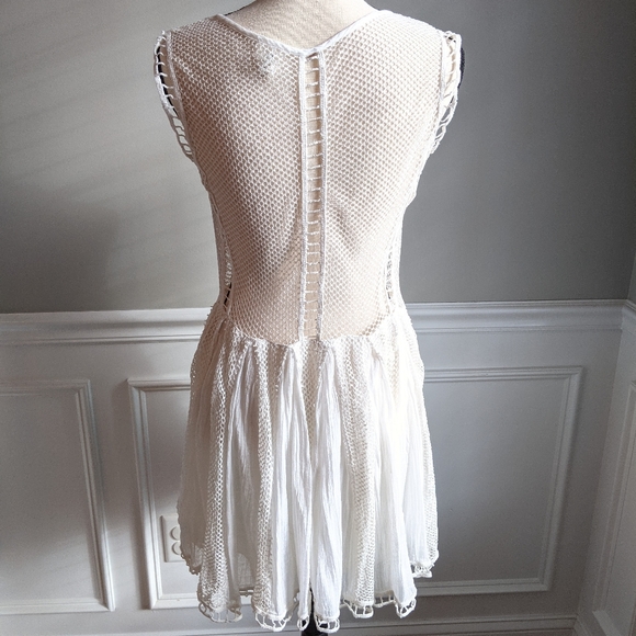 Free people long white flowy wrap shirt - Picture 5 of 10